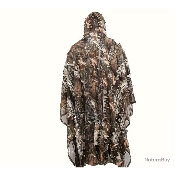 Poncho camouflage 3D