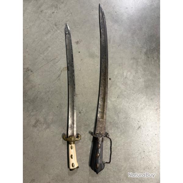 Lot de glaives de v�nerie