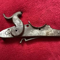Platine de fusil 19 em si&egrave;cle.