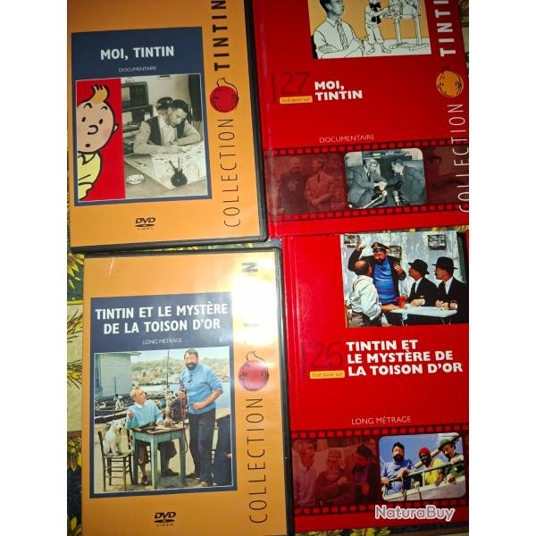 CD de Tintin film de 1h30 chacun