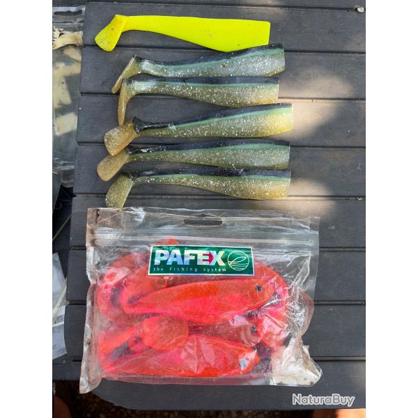 Lot leurres souples p�che en mer