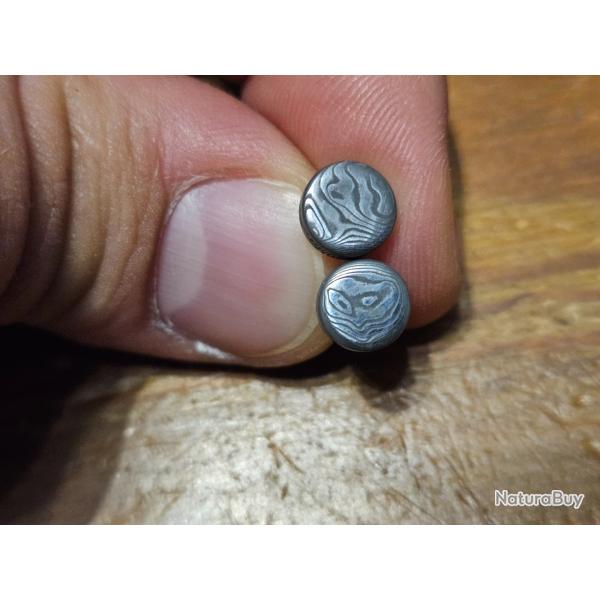Boucles d'oreilles damas