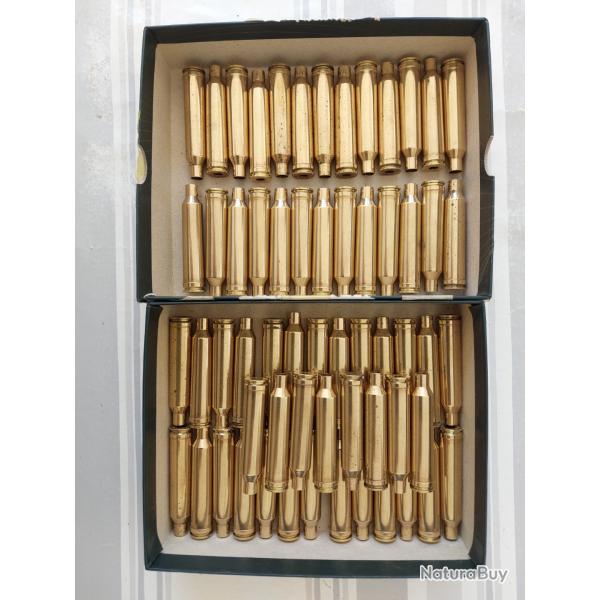 62 douilles neuves calibre 7 mm Remington Magnum