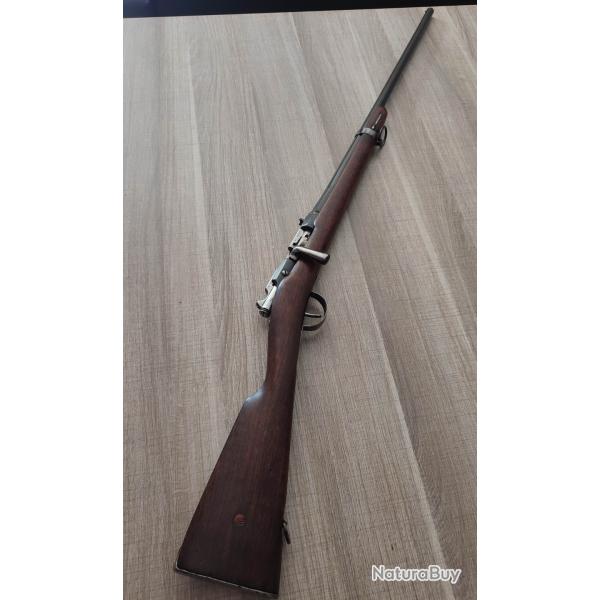 Joli fusil gras mod�le 1874 modifi� M80 transform� chasse en calibre 24 Manufacture Saint Etienne