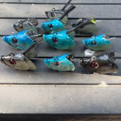 Lot t&ecirc;te plomb&eacute;es p&ecirc;che en mer