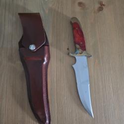 Couteau chasse pradel excellence avec etui