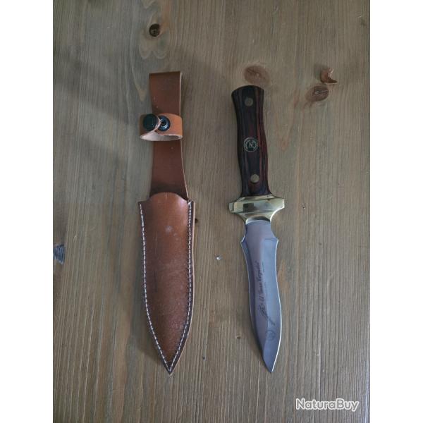 Couteau el grand Cazador stainless Steel avec etui