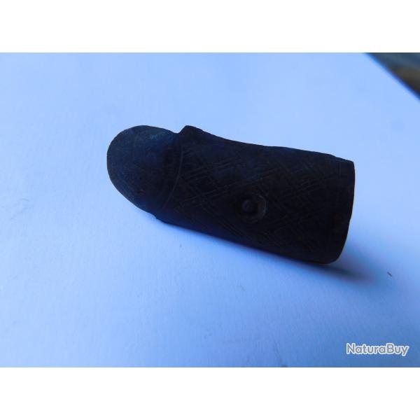 1 PLAQUETTE BOIS POUR REVOLVER A BROCHE