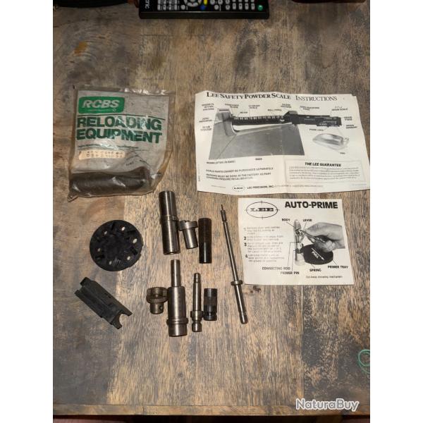 LOT DIVERS MATERIELS DE RECHARGEMENT