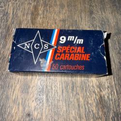 lot de 46 cartouches NCS 9 MM A PLOMB SPECIAL CARABINE PLOMB DE 8