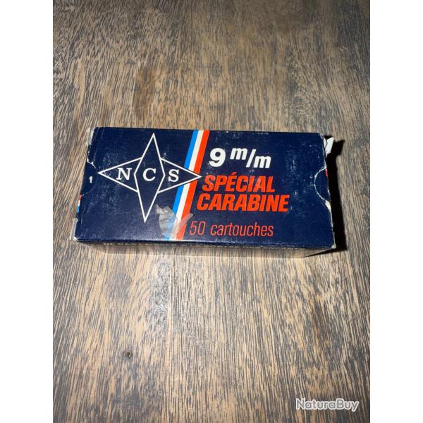 lot de 46 cartouches NCS 9 MM A PLOMB SPECIAL CARABINE PLOMB DE 8