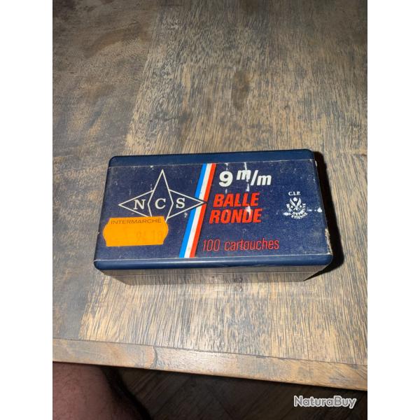 lot de 76 cartouches NCS 9 MM BALLE RONDE