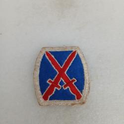 Patch arm&eacute;e us 10th INFANTRY DIVISION  ww2 original 2