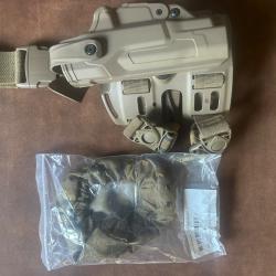 Vends Kit Holster Tactique Militaire Officiel de la marque haut de gamme SAFARILAND (Mod&egrave;le MHHC / S