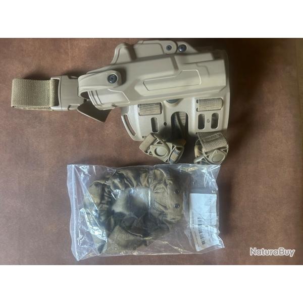 Vends Kit Holster Tactique Militaire Officiel de la marque haut de gamme SAFARILAND (Mod�le MHHC / S