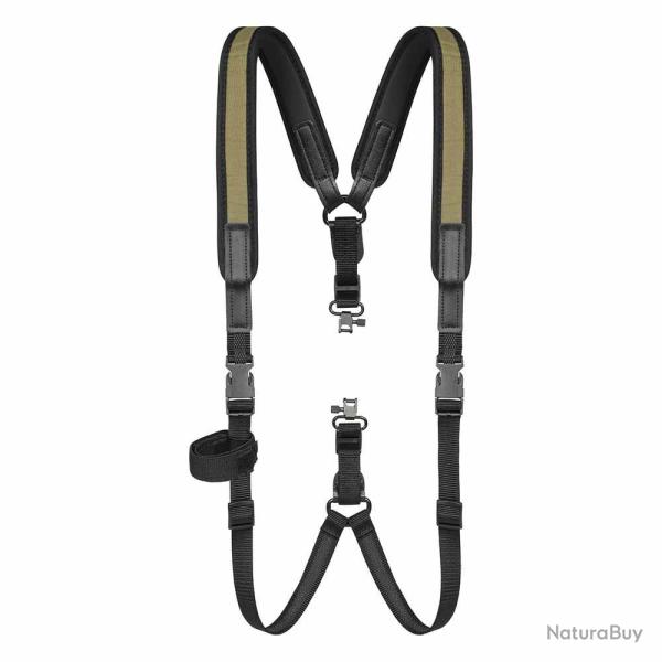 Bretelle Harnais Neoprene Avec Grenadiere KAKI TU