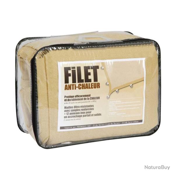 Filet Anti-Chaleur 4m X 4m BLAN TU