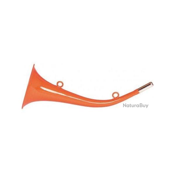 Corne de chasse orange 40cm Stepland PRO HUNT