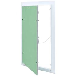 Panneau d'Acc&egrave;s Vert et Argent 30 x 45 cm Aluminium et Pl&acirc;tre