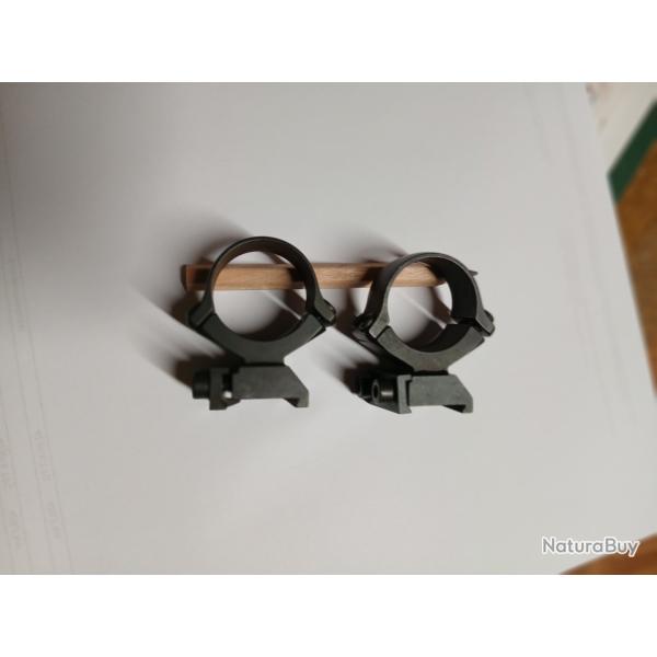 COLLIERS DE MONTAGE POUR CARABINE CZ