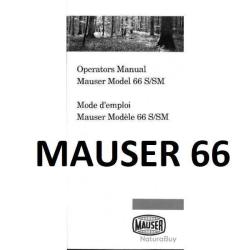 notice MAUSER 66 S / MAUSER 66 SM (envoi par mail) - VENDU PAR JEPERCUTE (m2825)