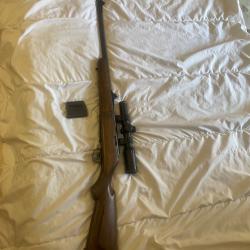 Carbine  &agrave; verrou 222 rem