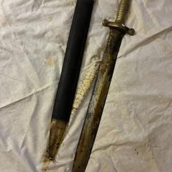 Glaive . infanterie 1874 . 64 cm .
