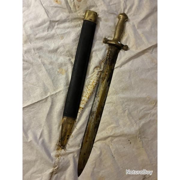 Glaive . infanterie 1874 . 64 cm .
