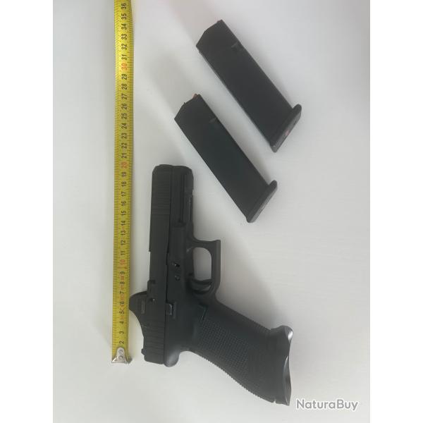Glock 17 Gen5 MOS - 9 mm Para + Holosun SCS MOS GR - 2 chargeurs