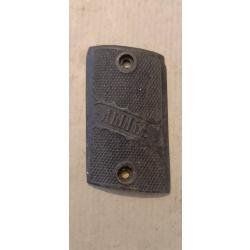 1 plaquette gauche de pistolet 6.35mm marqu&eacute;e "ALLIES" (2158)
