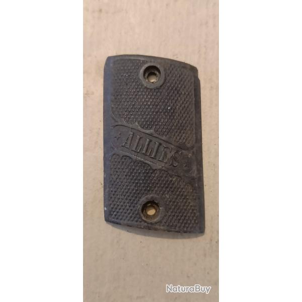 1 plaquette gauche de pistolet 6.35mm marqu�e "ALLIES" (2158)