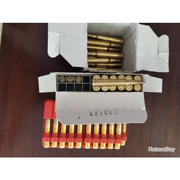lot de munitions  calibre 7x64