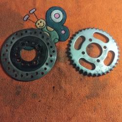 Disque de frein et couronne quad chinois