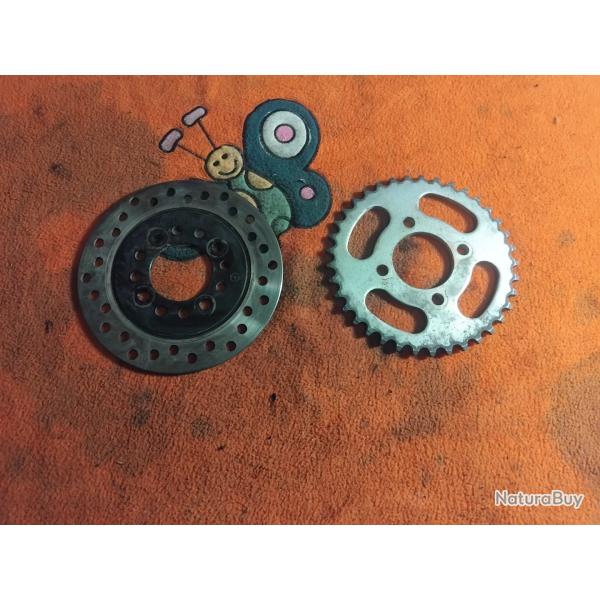 Disque de frein et couronne quad chinois