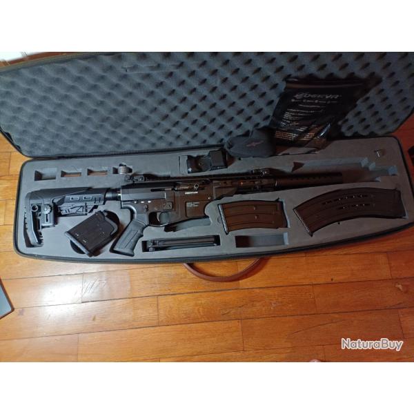 Fusil semi-automatique DERYA MK-12 TACTICAL AS-350S Noir cal.12/76 NEUF  PROMO !!!!!!