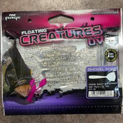 Leurres Fox Rage Creatures UV Shovel Shad 7cm salt n pepper