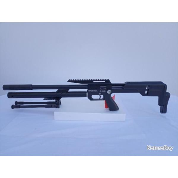 CARABINE PCP SNOWPEAK M60 MULTISHOT + BIPIED Calibre 6,35 mm, 19,9 Joules