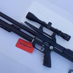 PACK-1B CARABINE M60 PCP SNOWPEAK  MULTISHOT + Lunette 3-9 x 40 MilDot Cal. 6,35 mm, 19,9 Joul.