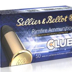 CARTOUCHES SELLIER  &BELLOT Club 22 lr 40gr x50