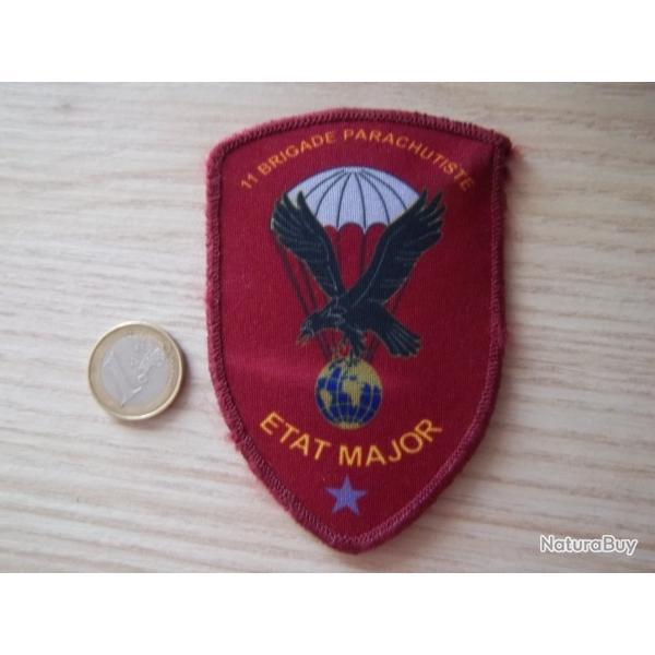 �cusson parachutiste �tat major 1 �toile 11 �me brigade
