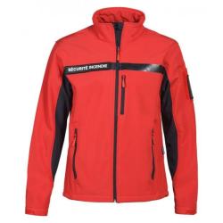 Blouson Cityguard Softshell Securite Incendie Rouge - 3XL