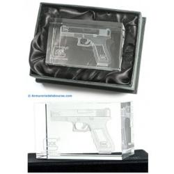 Presse-papiers hologramme Pistolet Glock