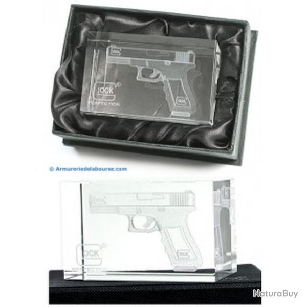 Presse-papiers hologramme Pistolet Glock