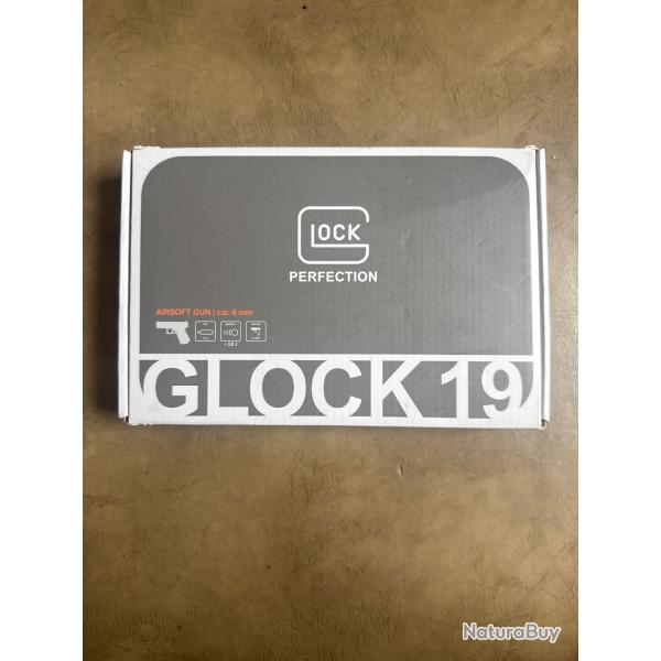 Glock 19 CO2 6 mm sous licence officielle Glock Tr�s bon �tat