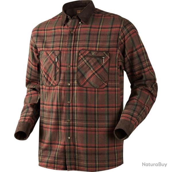 Chemise Pajala H�rkila Bordeaux/Vert - CHEMISE PAJALA