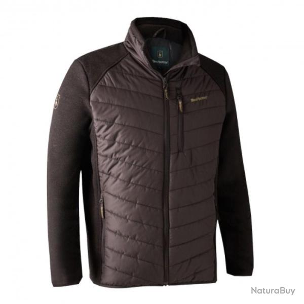 Doudoune Moor Homme Prune avec tricot - Doudoune Moor M
