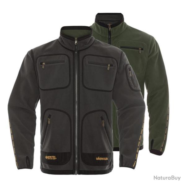 Veste Polaire Kamko Gris/Vert - Harkila (3XL)