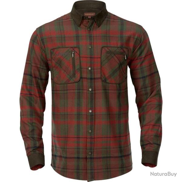 Chemise Pajala H�rkila Rouge/Vert - CHEMISE PAJALA