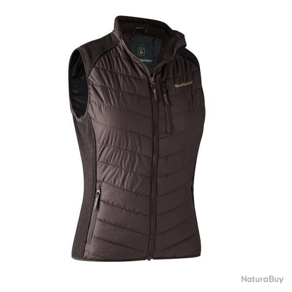 Gilet Caroline Femme sans manches Prune - Gilet Caroline Prune  40