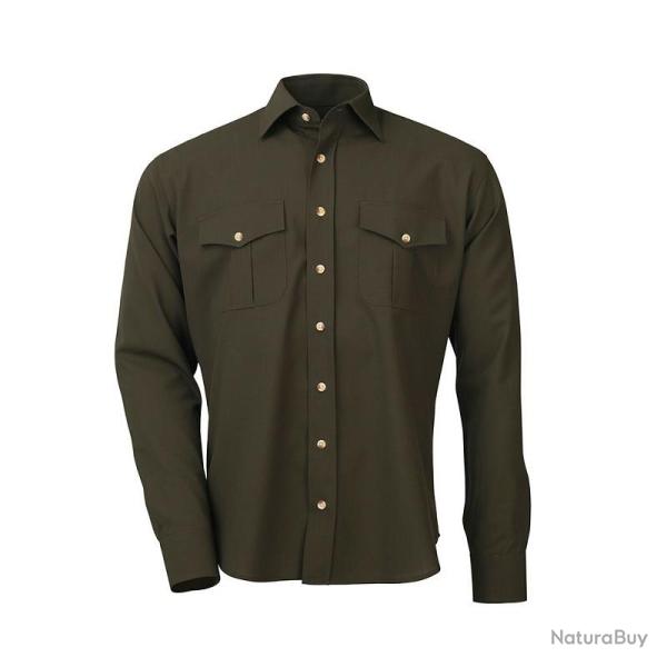Chemise Lancaster Verte 100% Merino - Laksen - Chemise Lancaster Verte